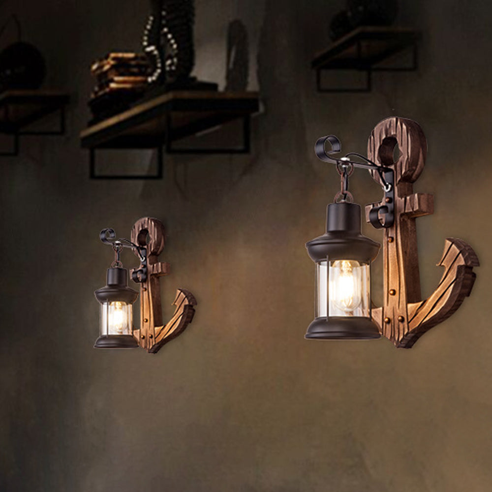 Mounted Anchor Lamp Close-Up