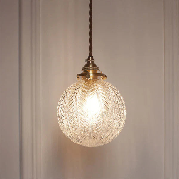 Industrial Glass Pendant Lamp