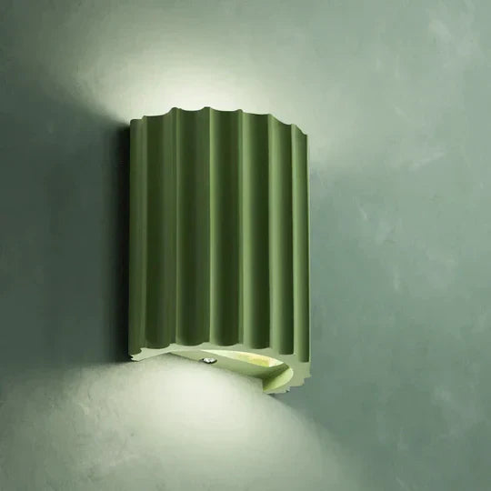 Resin Wall Light Green Vertical
