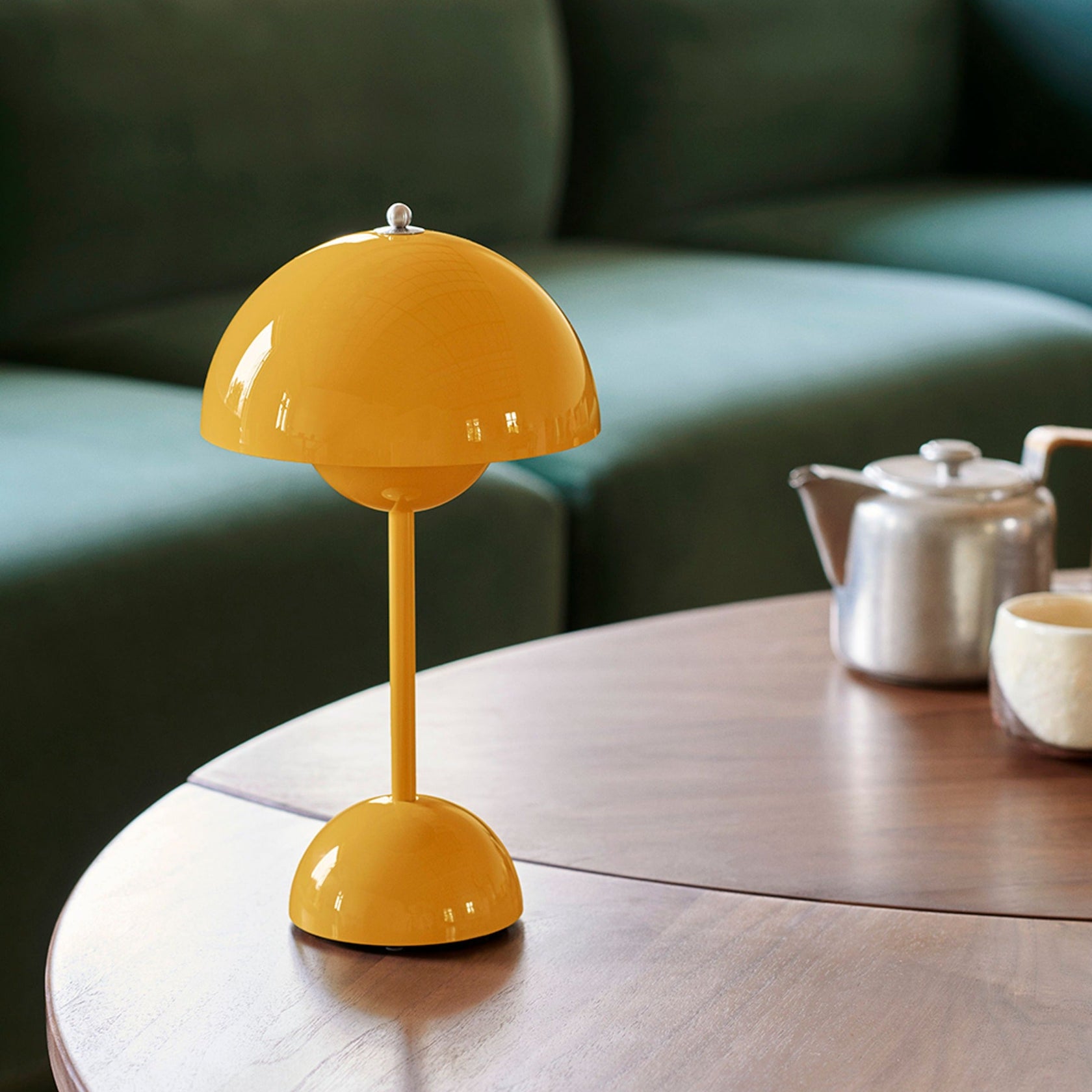 White LED Table Lamp on Desk
