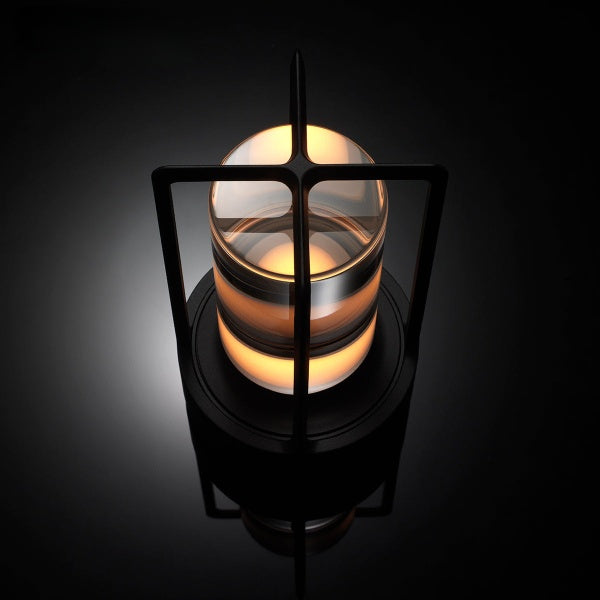 Retro LED Lamp in Black Finish