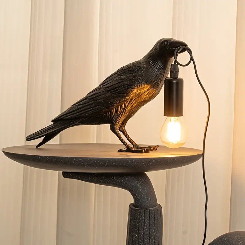 Raven Lamp Close-up